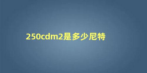 250cdm2是多少尼特