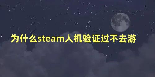 为什么steam人机验证过不去游戏