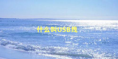 什么叫USB线