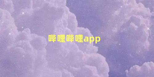 哔哩哔哩app