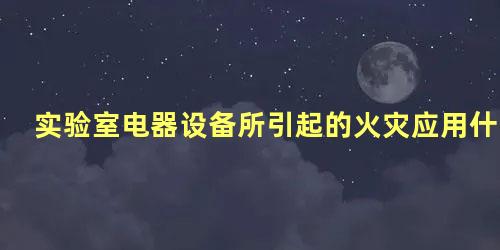 实验室电器设备所引起的火灾应用什么灭火器