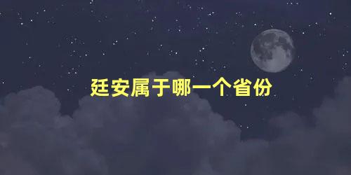 廷安属于哪一个省份