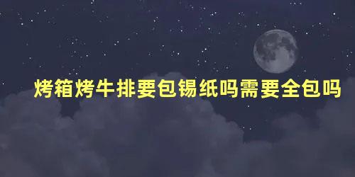 烤箱烤牛排要包锡纸吗需要全包吗