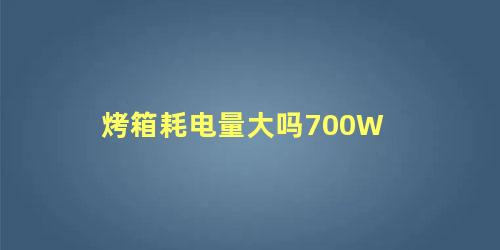 烤箱耗电量大吗700W