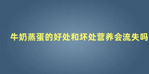 牛奶蒸蛋的好处和坏处营养会流失吗