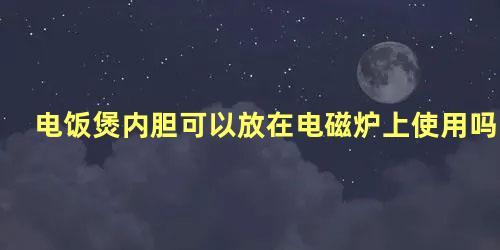 电饭煲内胆可以放在电磁炉上使用吗安全吗