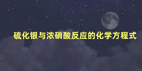 硫化银与浓硝酸反应的化学方程式