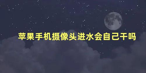 苹果手机摄像头进水会自己干吗