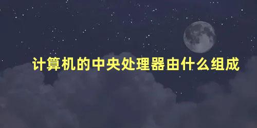 计算机的中央处理器由什么组成