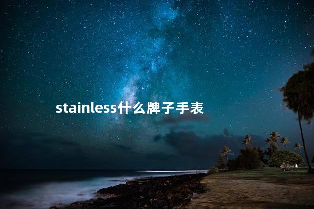 stainless什么牌子手表