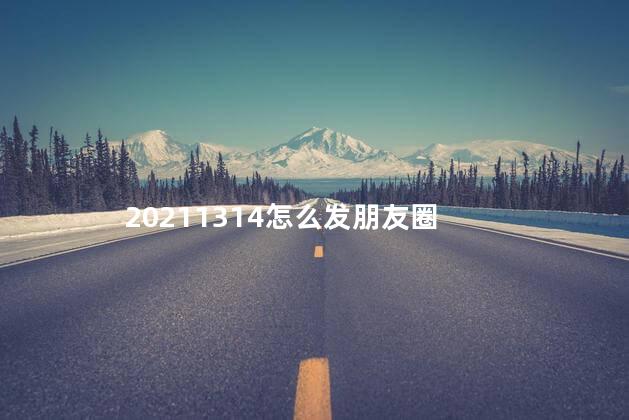 20211314怎么发朋友圈