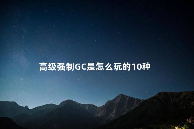 高级强制GC是怎么玩的10种