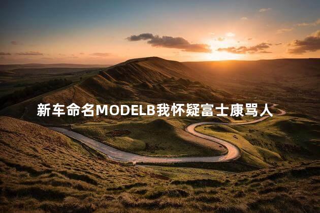 新车命名MODELB我怀疑富士康骂人