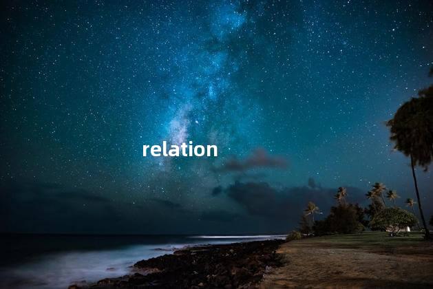 relation