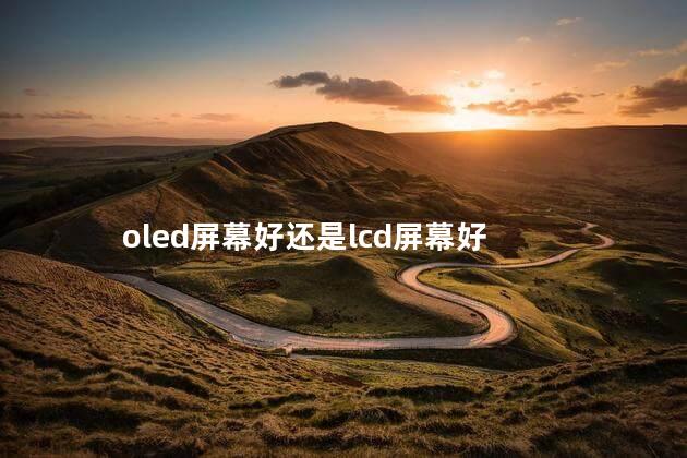 oled屏幕好还是lcd屏幕好