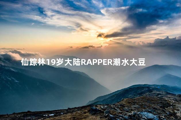 仙踪林19岁大陆RAPPER潮水大豆网